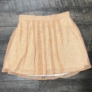 OLD NAVY Pleated Flowy Yellow Skirt